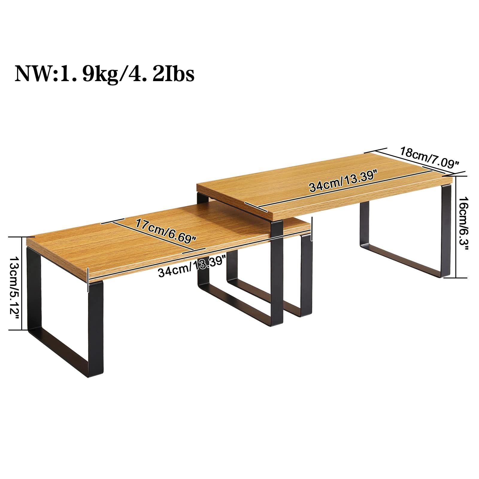 新品 水槽 化粧品 キャビネット収納ケース 缶 拡張可能 カップ 積み上げ可能 浴室 カウンター棚 台所 スパイスラック 卓上 調味料ラック 大容量 4個入 木の色 キッチンラック JPHSR002N-2 YMYNY