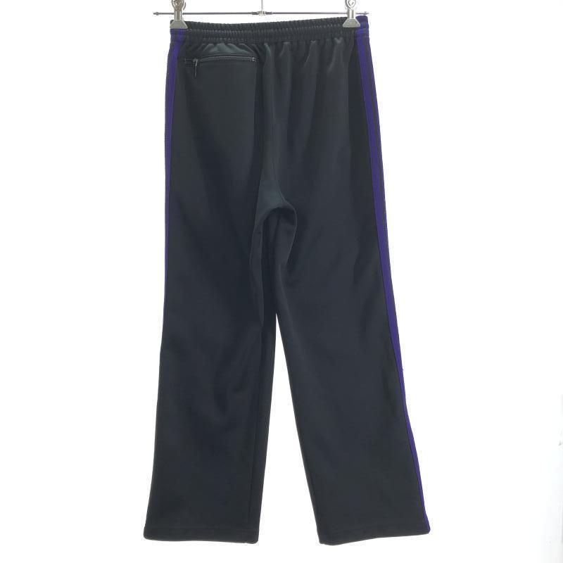 中古】NEEDLES トラックパンツ XS IN374 パープル ブラック ニードルス