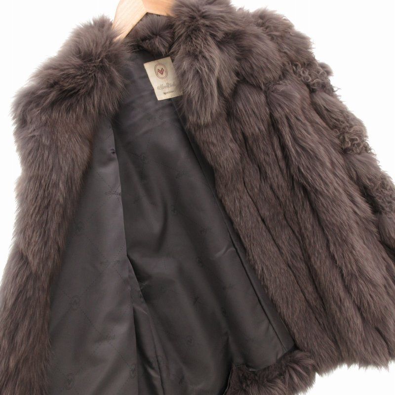 Moon Bat Fur　シャドーフォックス　斑点　ファーコート　11号 Moon Bat Fur シャドーフォックス 斑点 ファーコート 11号