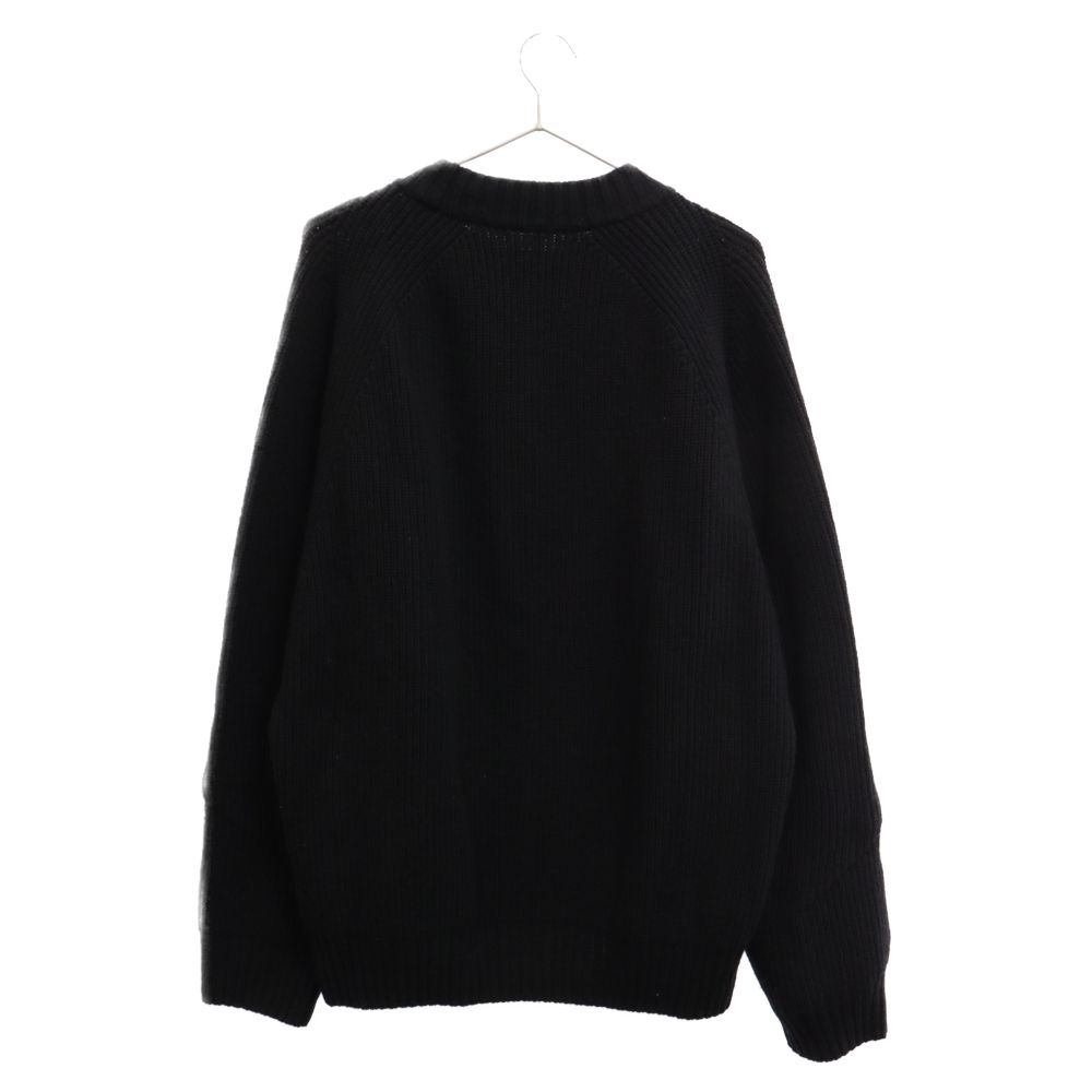 Sacai (サカイ) 21AW Wool Knit Pullover ウールニットプルオーバー ブラック 21-02663M - メルカリ