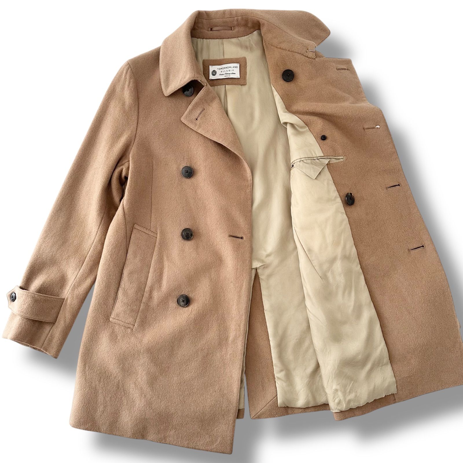 カシミヤ混 ダブル