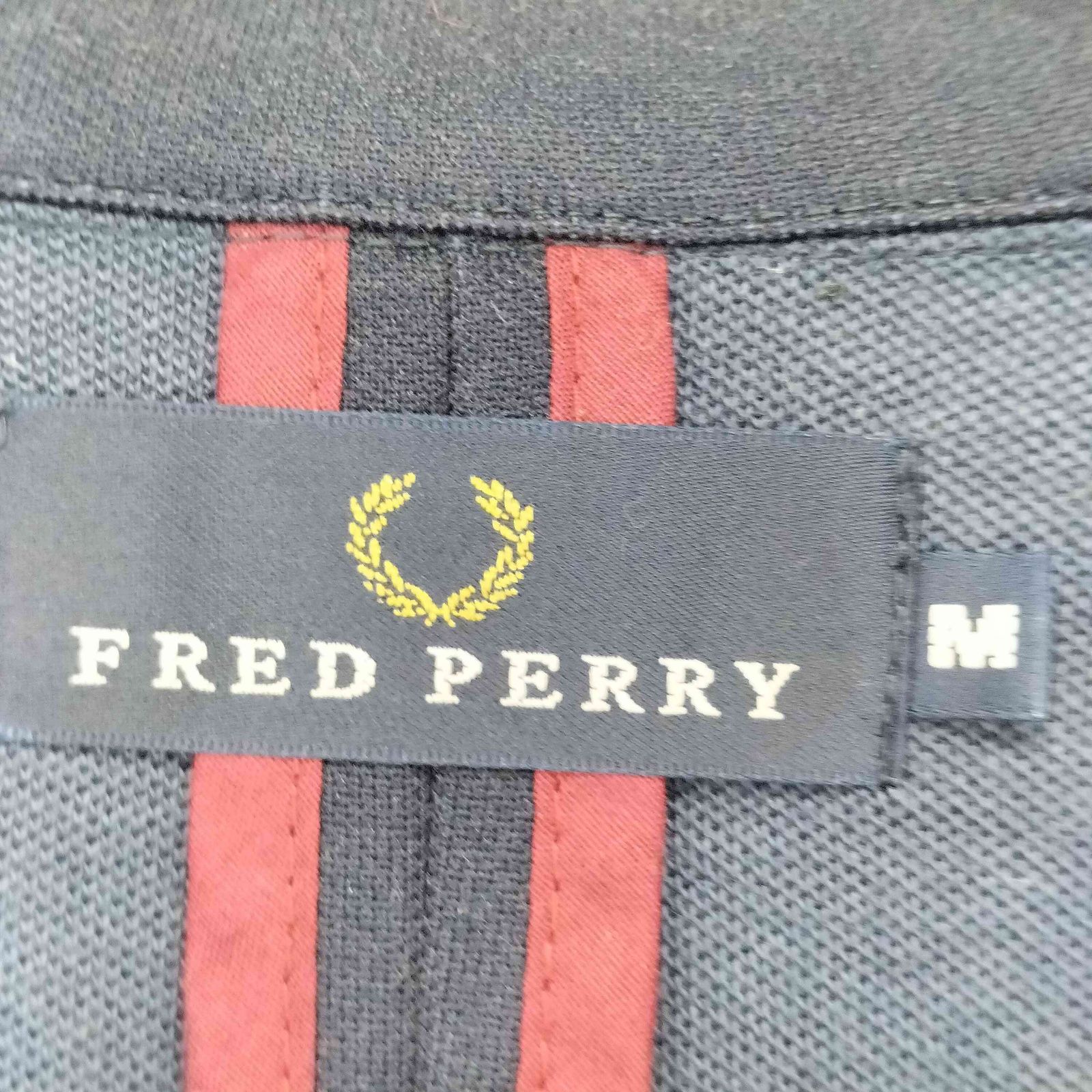 フレッドペリー FRED PERRY 月桂樹ロゴ サイドライン 金ボタン