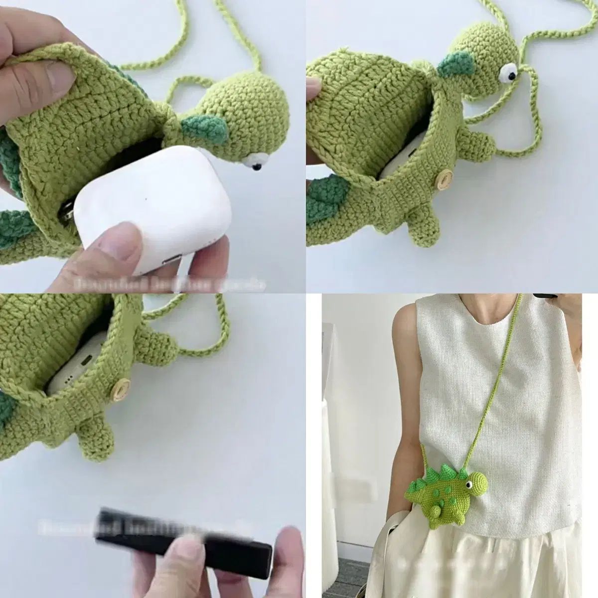 こどもの日ギフト 良い 100 % ハンドメイド 手編み ピュアコットンのベビー恐竜 百