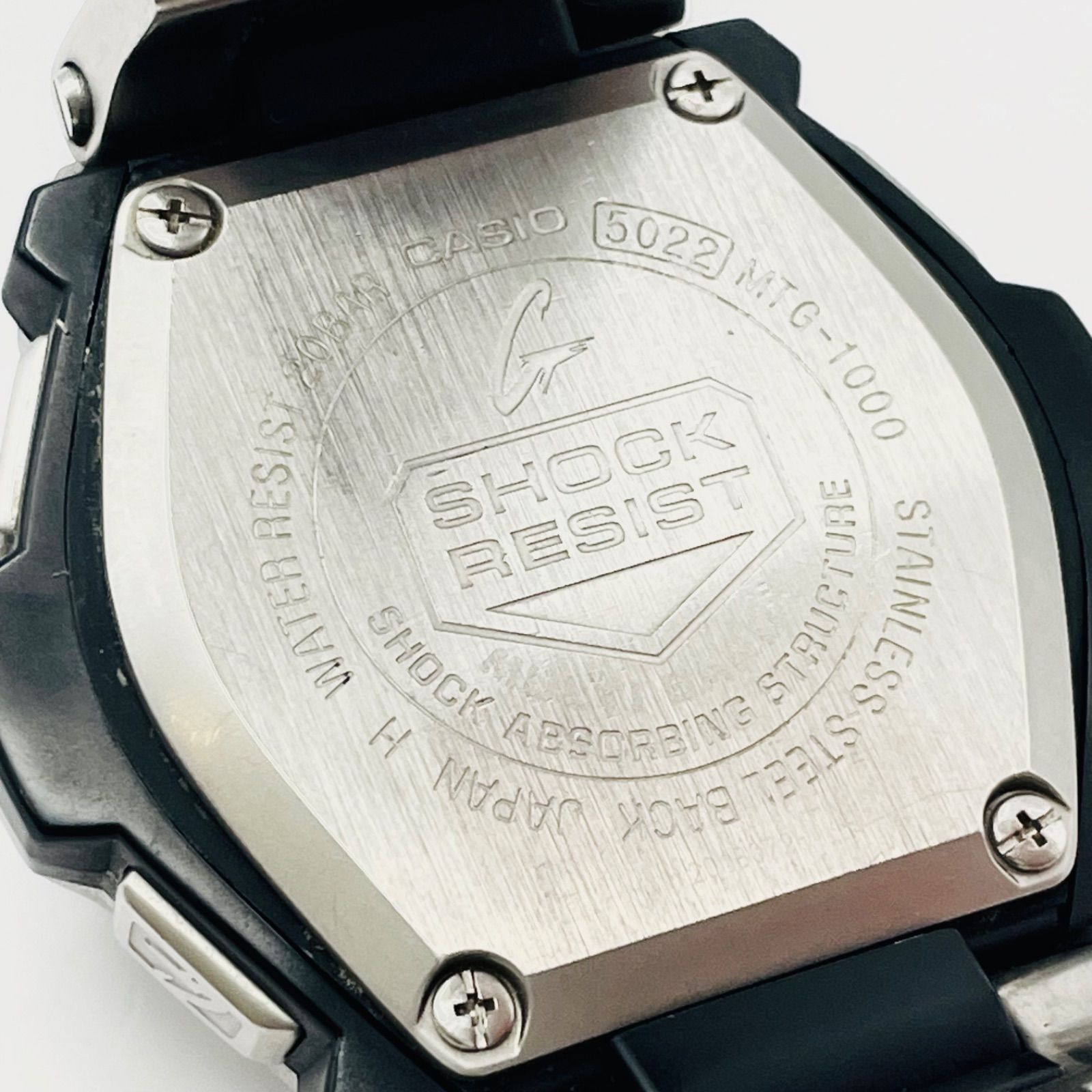 CASIO カシオ G-SHOCK MTG-1000-1AJF タフソーラー クロノグラフ SS 