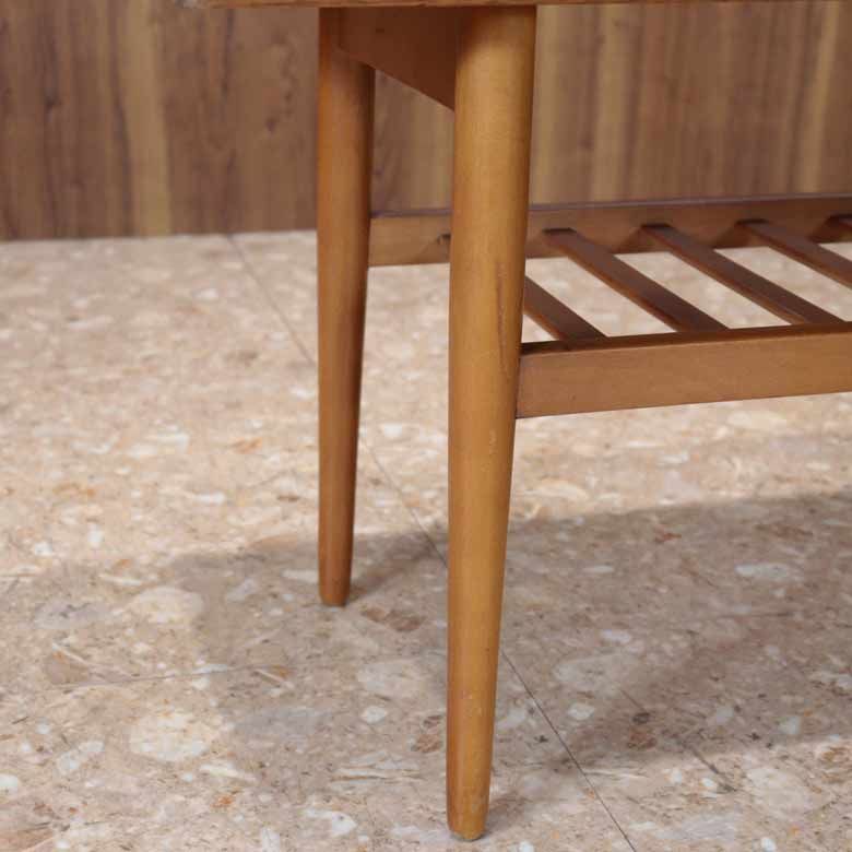 センターテーブル 棚付 ヴィンテージ イギリス ローテーブル ミッド