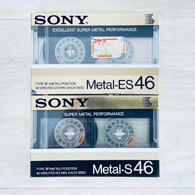 SONY L MASTER 46 カセットテープ　メタル② ソニー カセットテープ メタルテープ METAL-ES46 8本 使用済