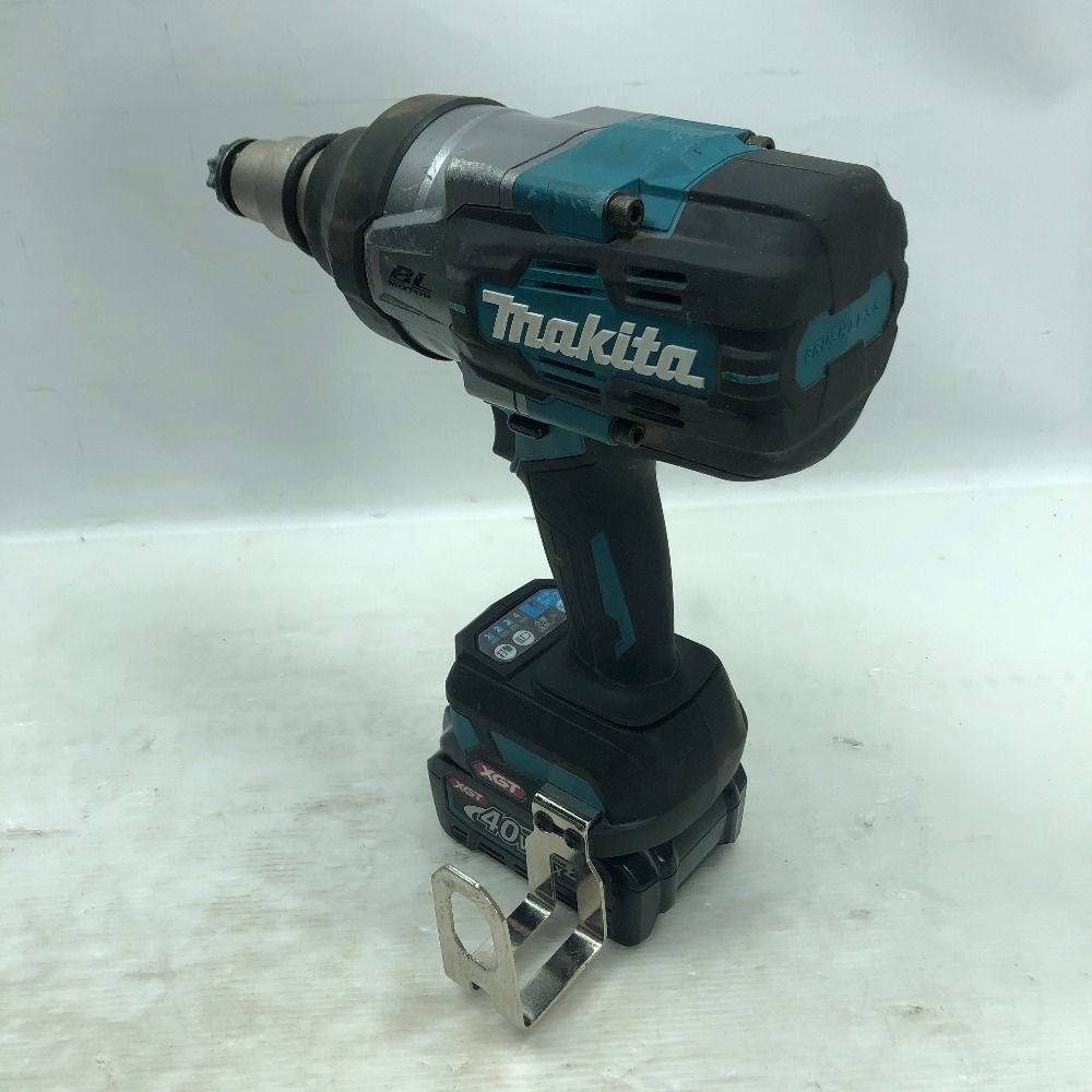 ◇◇MAKITA マキタ インパクトレンチ 電動工具 充電器・充電池2個・ケース付 コードレス式 TW001GRDX ブルー