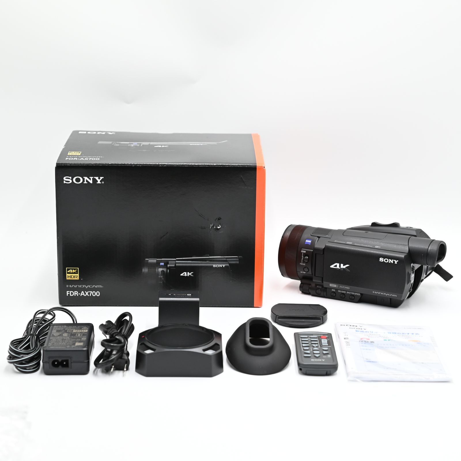 sony fdr-ax700 未使用品に近い製品の販売します - カメラ