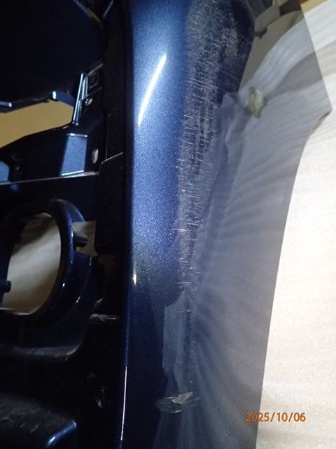 破損変形無し スペーシアカスタム MK54S フロントバンパー ブルー WAL 71711-53u5