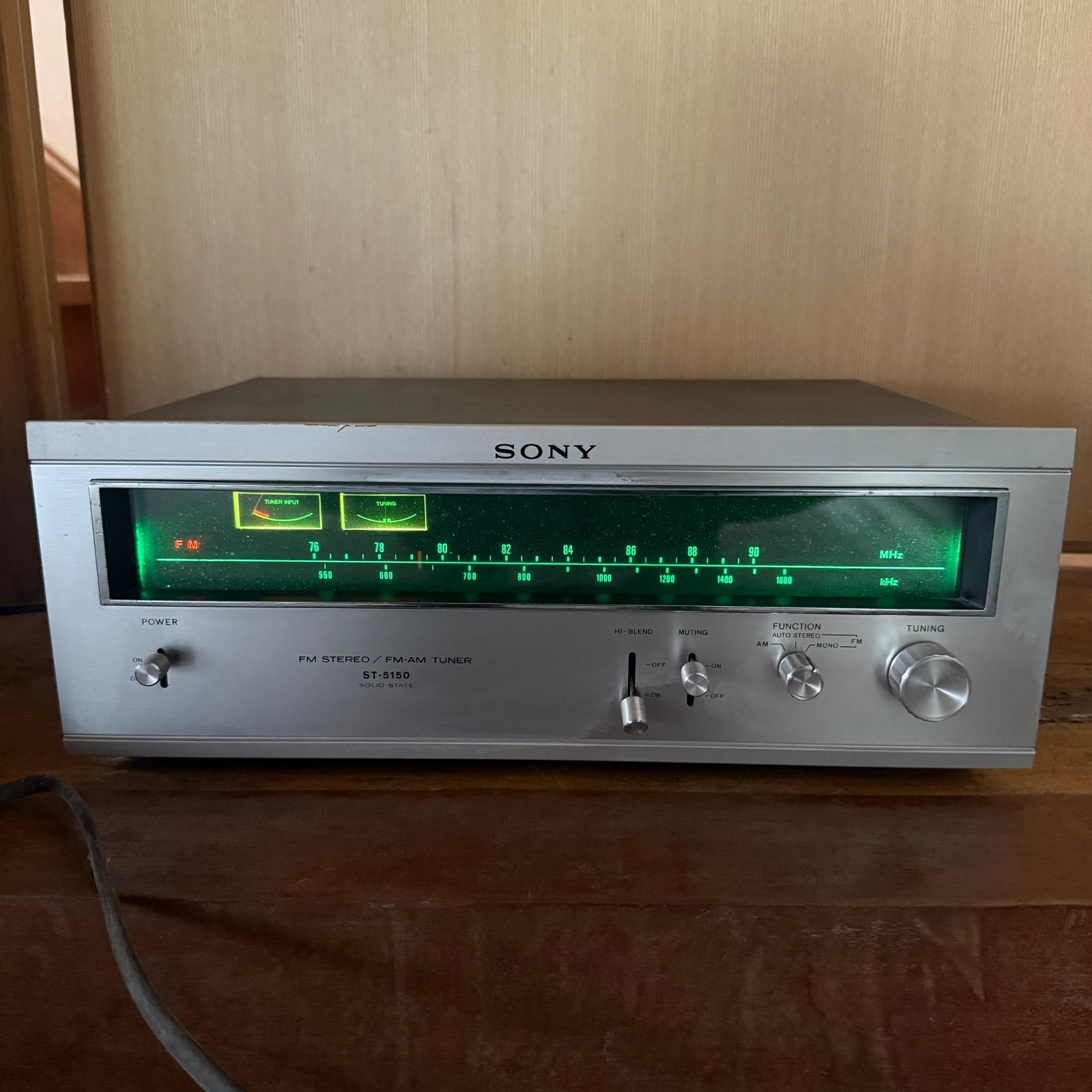 レトロ家電SONY ST-5150D新品未使用 SONY ST-5150D