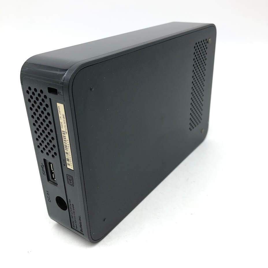 ss6647 【中古】 バッファロー 外付ハードディスク 3TB HD-LC3.0U3-BKE ブラック BUFFALO 外付けHDD 黒 据え置き型 コンパクト USB3.0 テレビ パソコン 録画用 ストレージ 外付ハードディスク 中古