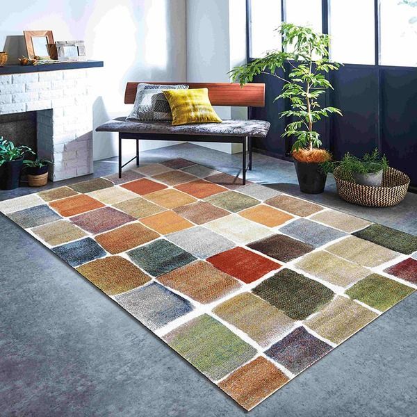 トルコ製 ウィルトン織カーペット『パレット RUG』約200×250cm