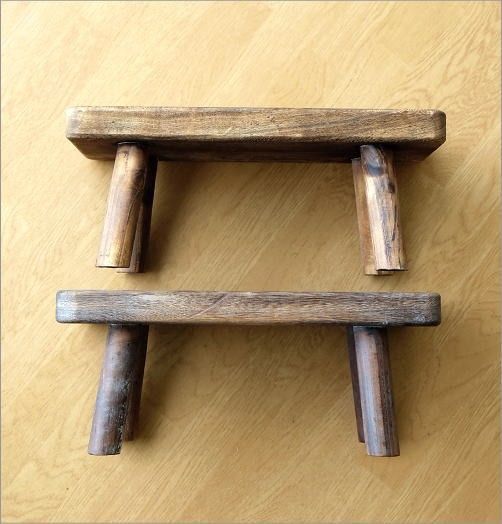 花台 フラワースタンド 木製 天然木 おしゃれ ナチュラル アンティーク