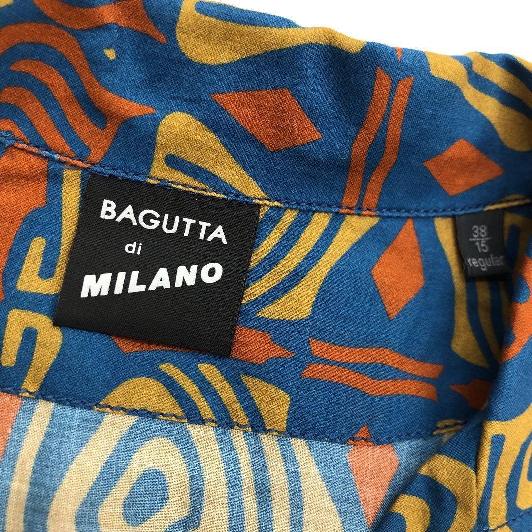 BAGUTTA di MILANO MAUI 半袖オープンカラーシャツ アロハ - メルカリ