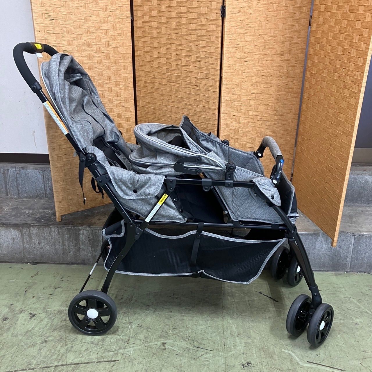 besrey ベビーカー 2人乗りベビーカー 双子用 背面タイプ 折りたたみ可能