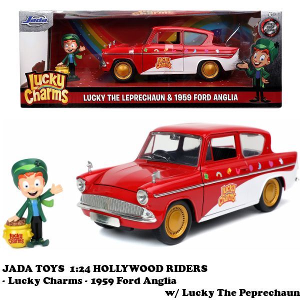 ミニカー 1959 Ford Anglia w/ Lucky The Peprechaun 1:24 LUCKY CHARMS 1959 Ford Anglia w/ Lucky The Peprechaun