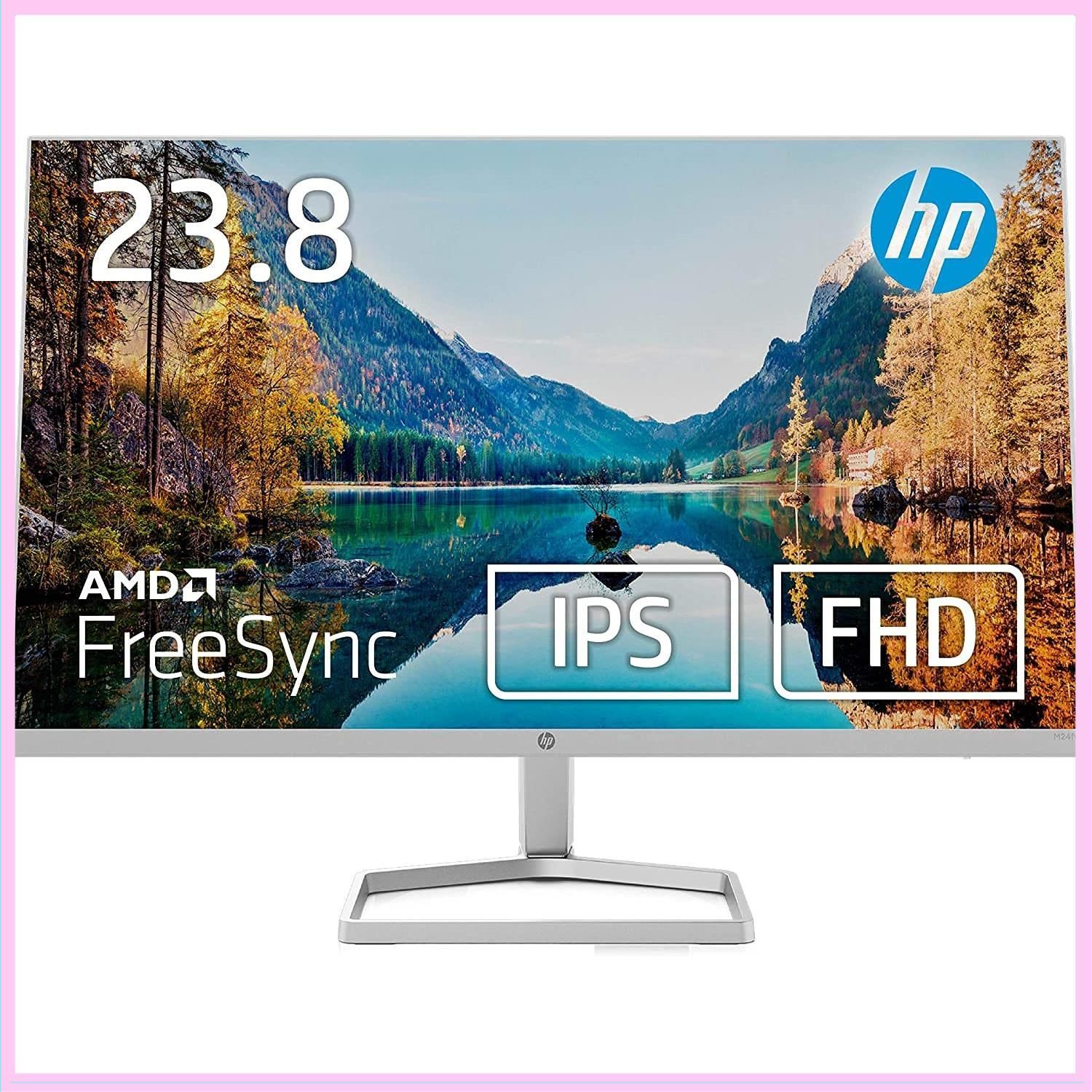 HP モニター 23.8インチ ディスプレイ フルHD 非光沢IPSパネル 超薄型