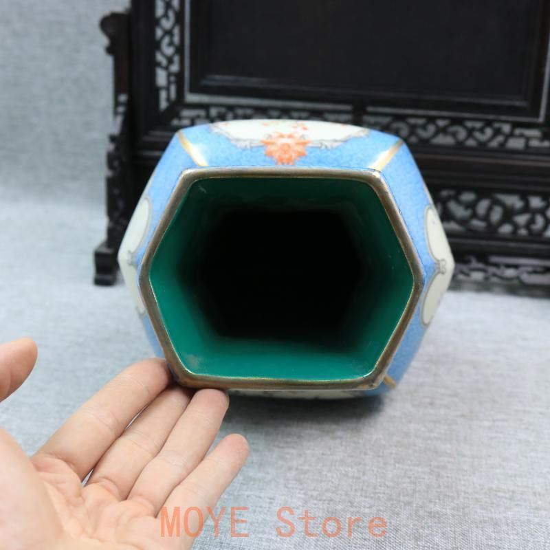 天青釉賞瓶  景徳鎮 陶磁器 装飾品 現代工芸品  美術品 置物 藍釉黄龍鳳賞盤 景徳鎮 陶磁器 装飾品 現代工芸品 美術品 置物