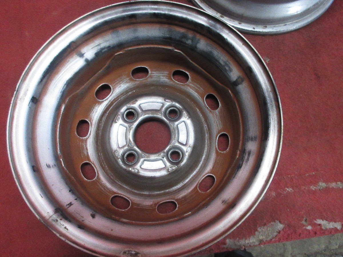 スチール ホイール 4本 スバル SUBARU サンバー 純正 12×4.00B 4穴 PCD