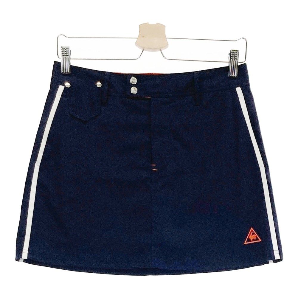 サイズ：9 LE COQ GOLF ルコックゴルフ インナー付スカート ネイビー系