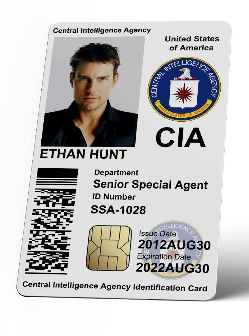 ミッション: インポッシブル /トム・クルーズ】CIA IDカード-1