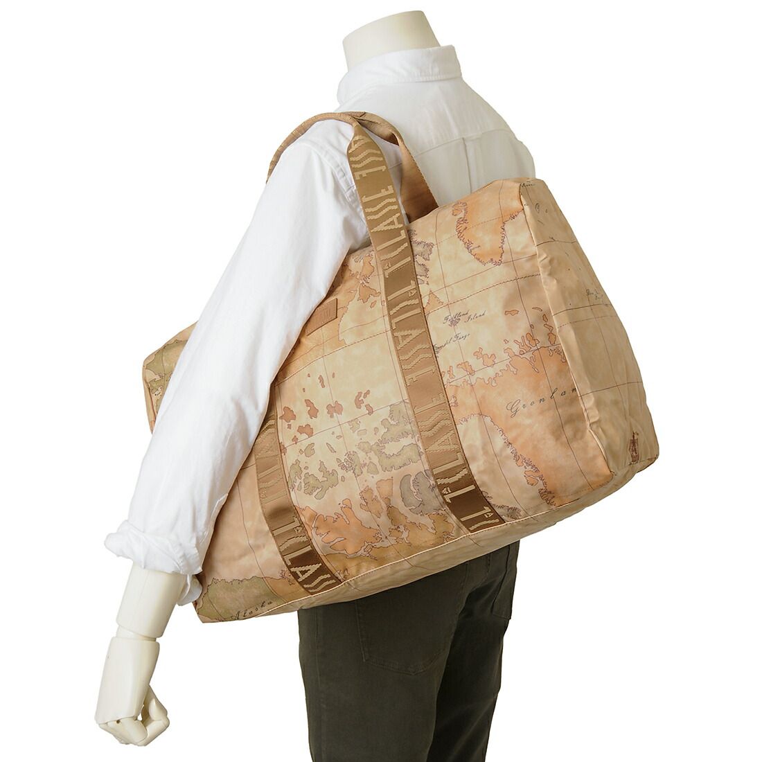 PLIMA CLASSE プリマクラッセ 折りたたみ ボストンバッグ ブラウン