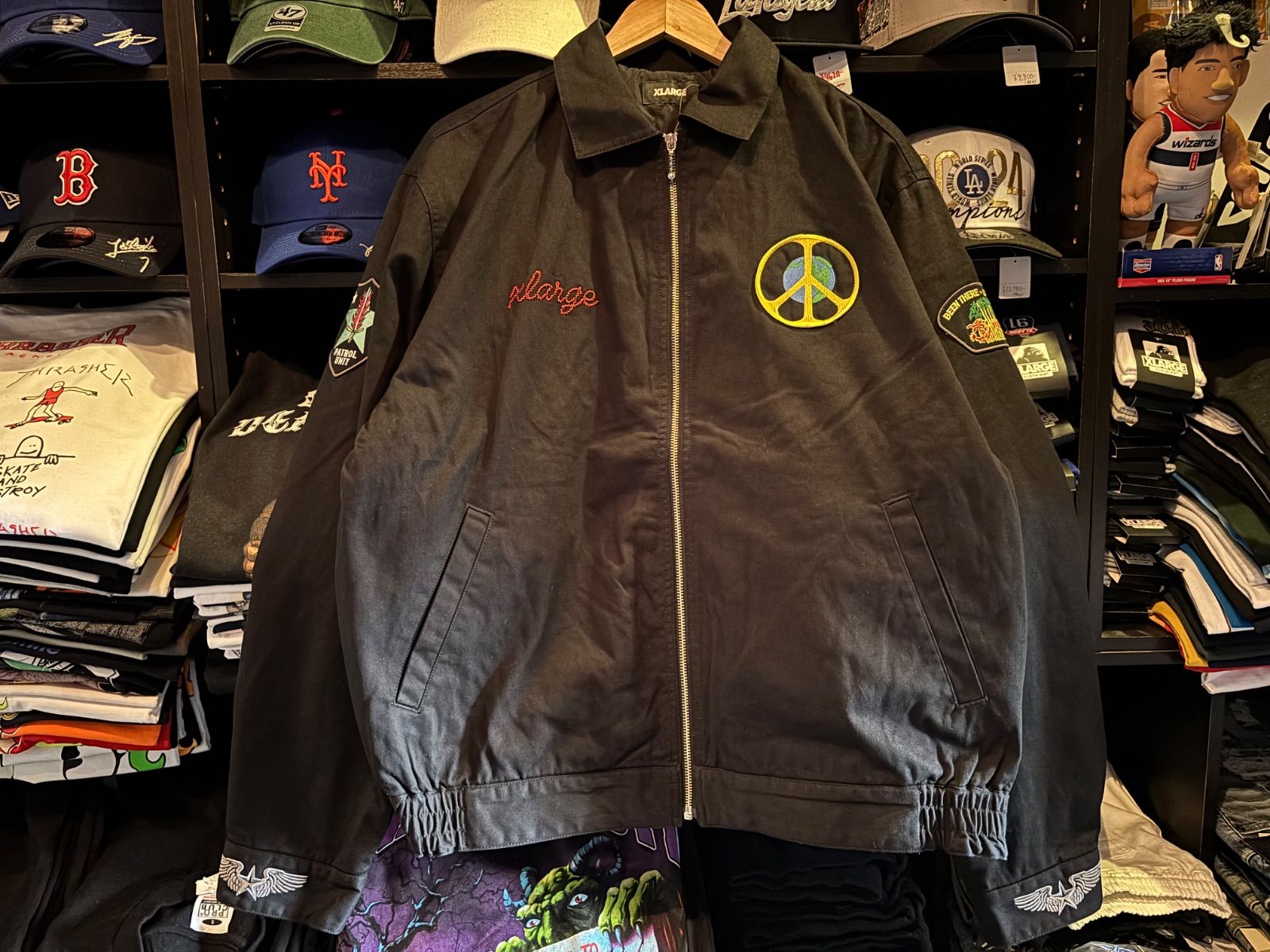 XLARGE PEACE SQUAD VIETNAM JACKET BLACK Lサイズ - メルカリ