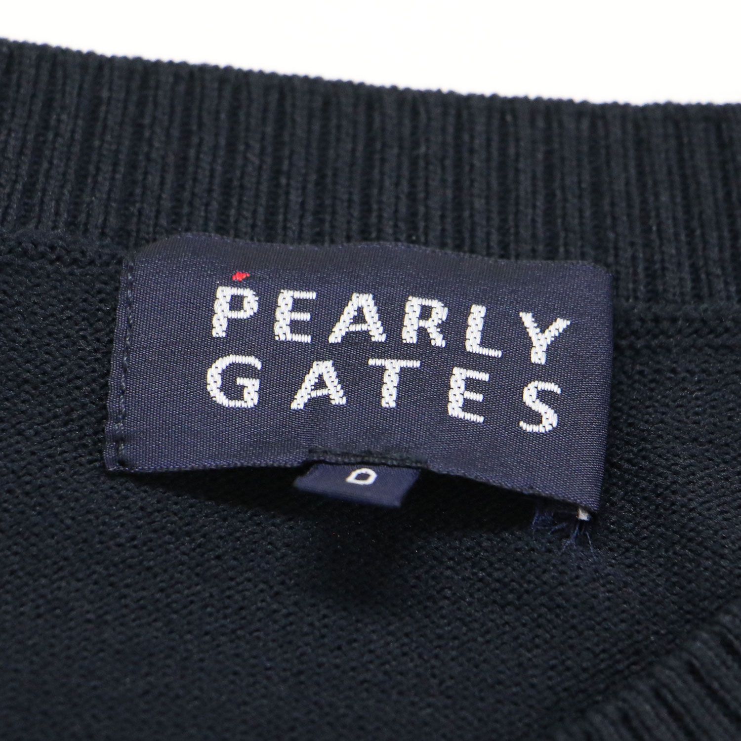 美品】PEARLY GATES パーリー ゲイツ ニット ネイビー 紺 サイズ:0(S  