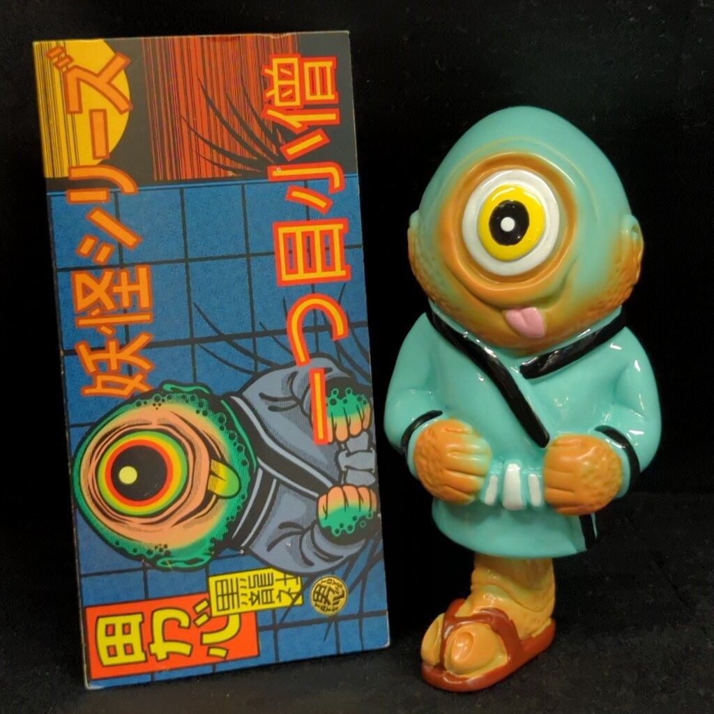 男心 DANSIN 妖怪シリーズ 一つ目小僧 ミントグリーン成型　黒龍 男心 DANSIN 妖怪シリーズ 一つ目小僧 ミントグリーン成型