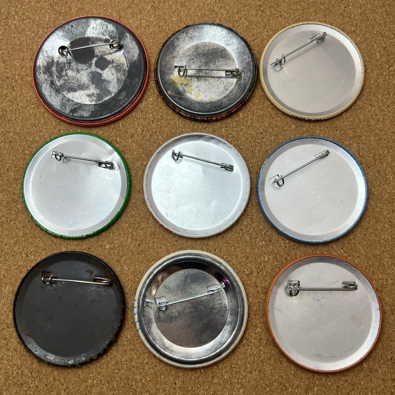 缶バッジ／ANTIQUE／VINTAGE／USA 缶バッジ／ANTIQUE／VINTAGE／USA ヴィンテージ缶バッジ／12個
