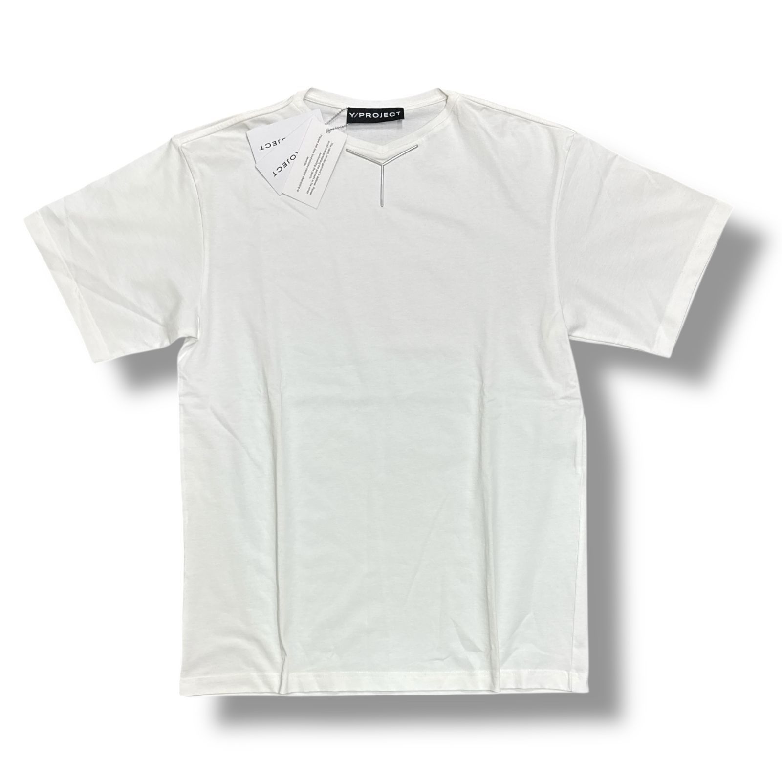 参考上代43900円 未使用品 Y/PROJECT Y クローム クルーネック T