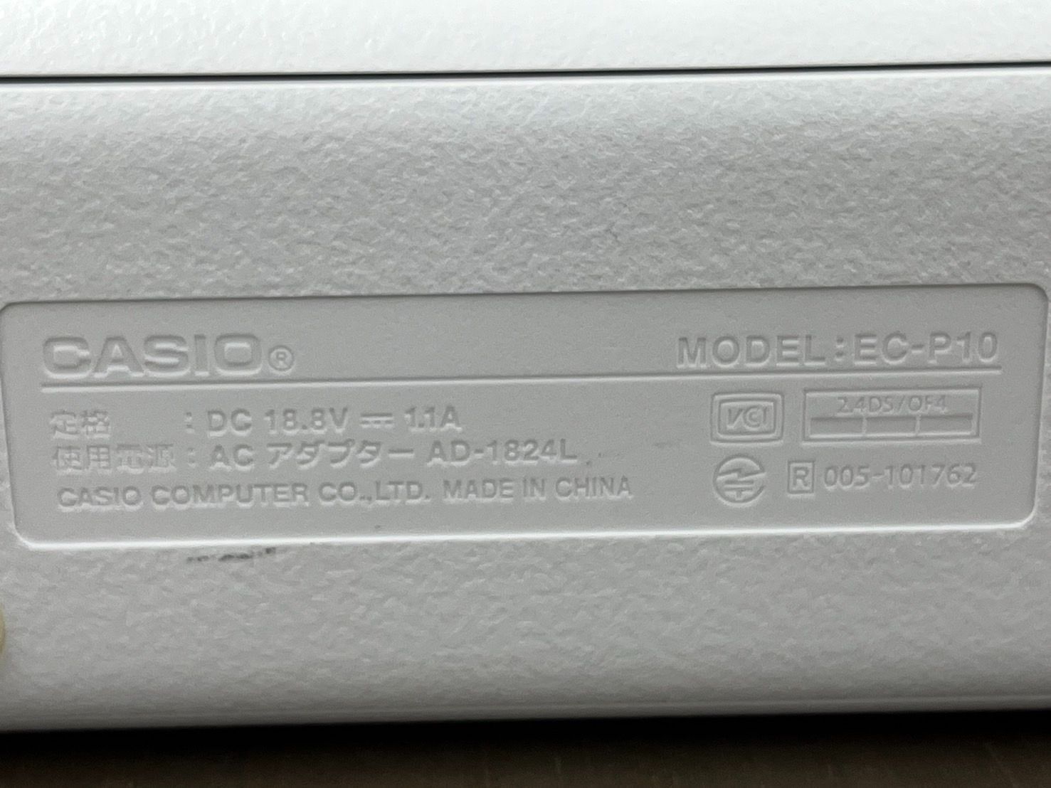 CASIO カシオ ラベルライター ラテコ EC-P10 - メルカリ