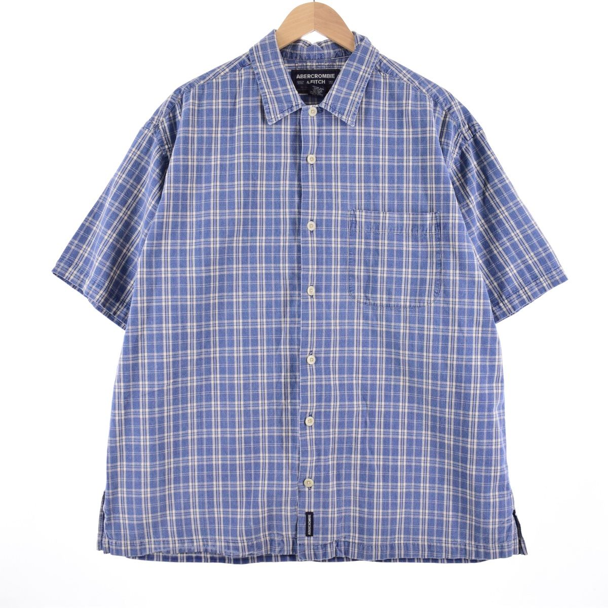 Abercrombie\u0026Fitch(USA)ビンテージコットンチェックBDシャツ