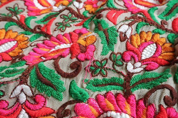 COMME des GARCONS ドット柄刺繍スカート トリココムデギャルソンtricot COMME des GARCONS変形ギンガムチェック