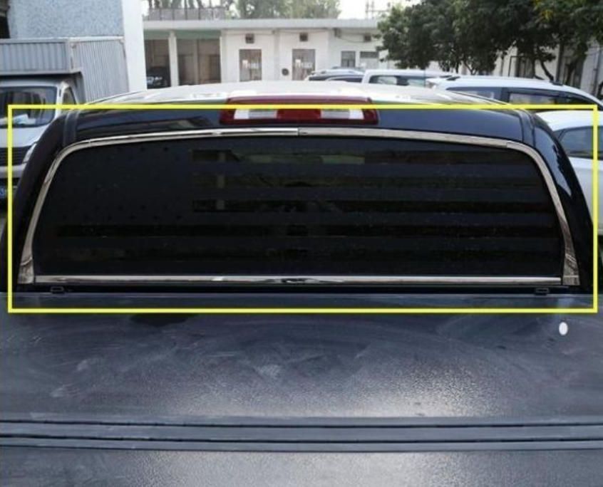 トヨタ タンドラ 2014-2021年 外装6Pセット リアウィンドウ デコレーション フレームトリムカバー