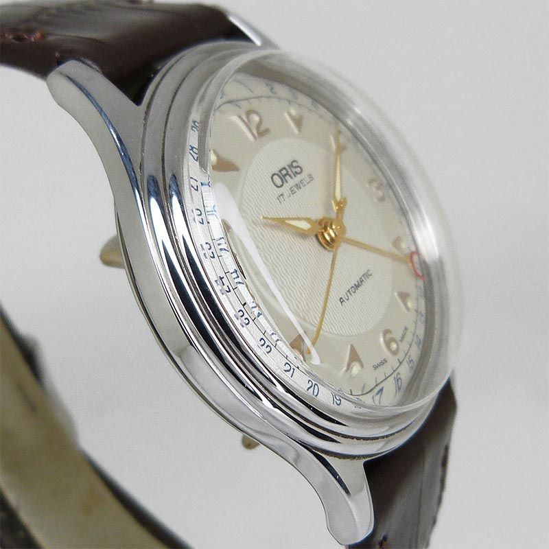 OH済! 1940'S BENRUS ポインターデイト ツートンカラー ダイアル 17石