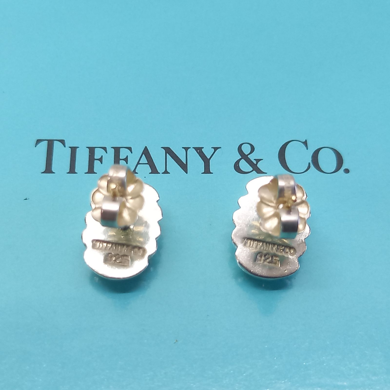 ヴィンテージ シェル スタッド ピアス 925シルバー TIFFANY &Co