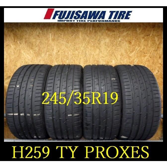 H259 U0308085 送料無料◆2025年製造 約8部山◆TOYO PROXES SPORT2◆245|35R19◆4本 25132529