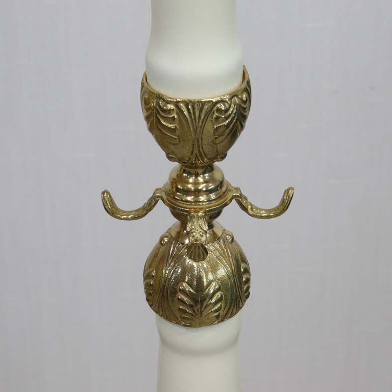 コートハンガー 玄関 ポールハンガー イタリア製 ホワイト コートハンガー