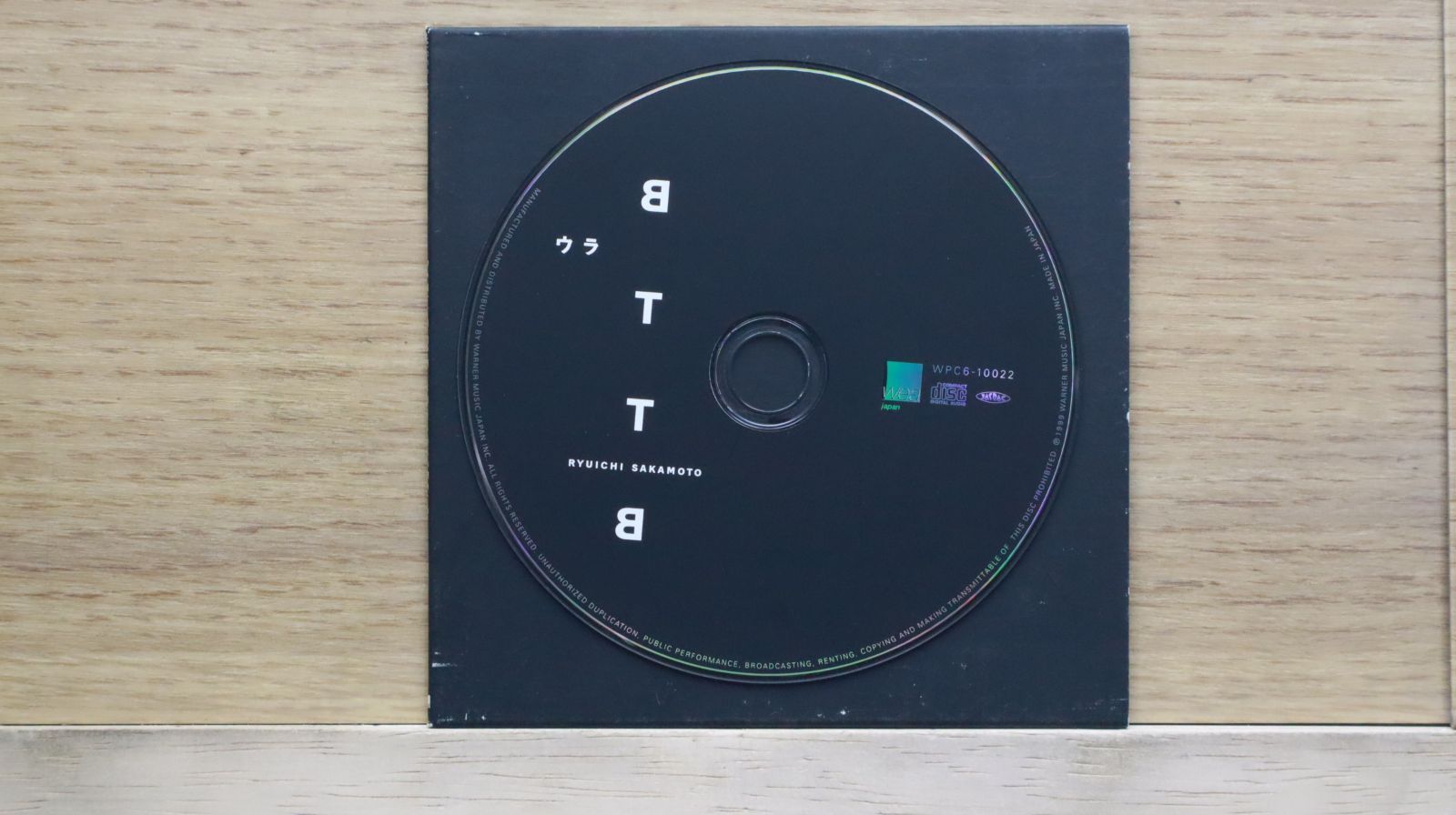 国内盤CD☆坂本龍一/Ryuichi Sakamoto□ ウラBTTB 【WPC610022
