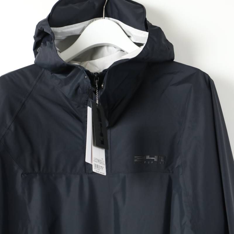 241 トゥーフォーワン エリア241 ポンチョ レインコート TWO FOR ON ナイロン モッズ コート アウトドア タウンユース ブラック Free size 893