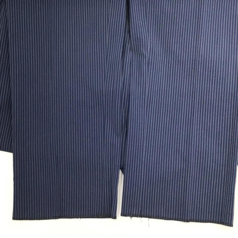 中古】BERNARD ZINS ストライプスラックス ネイビー サイズ44/34