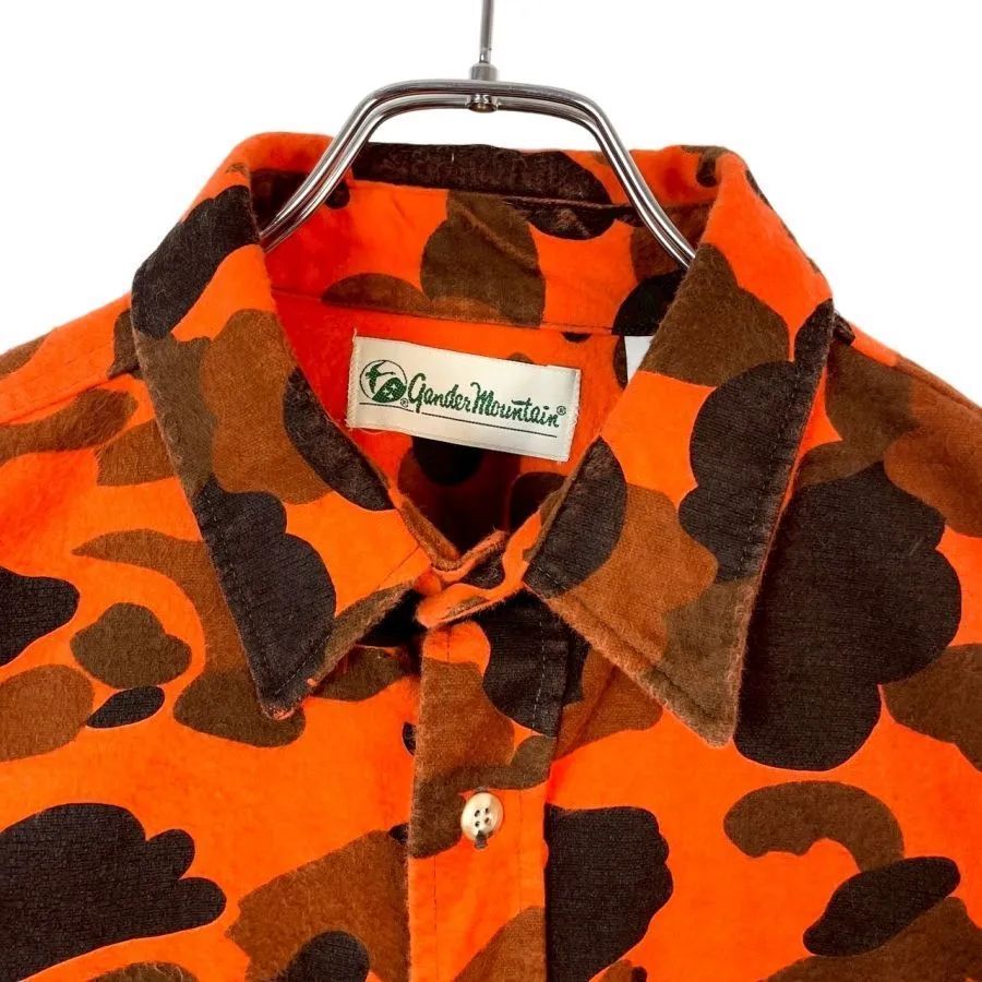 USA製Gander Mountainダックハンターカモシャツハンティングシャツ迷彩