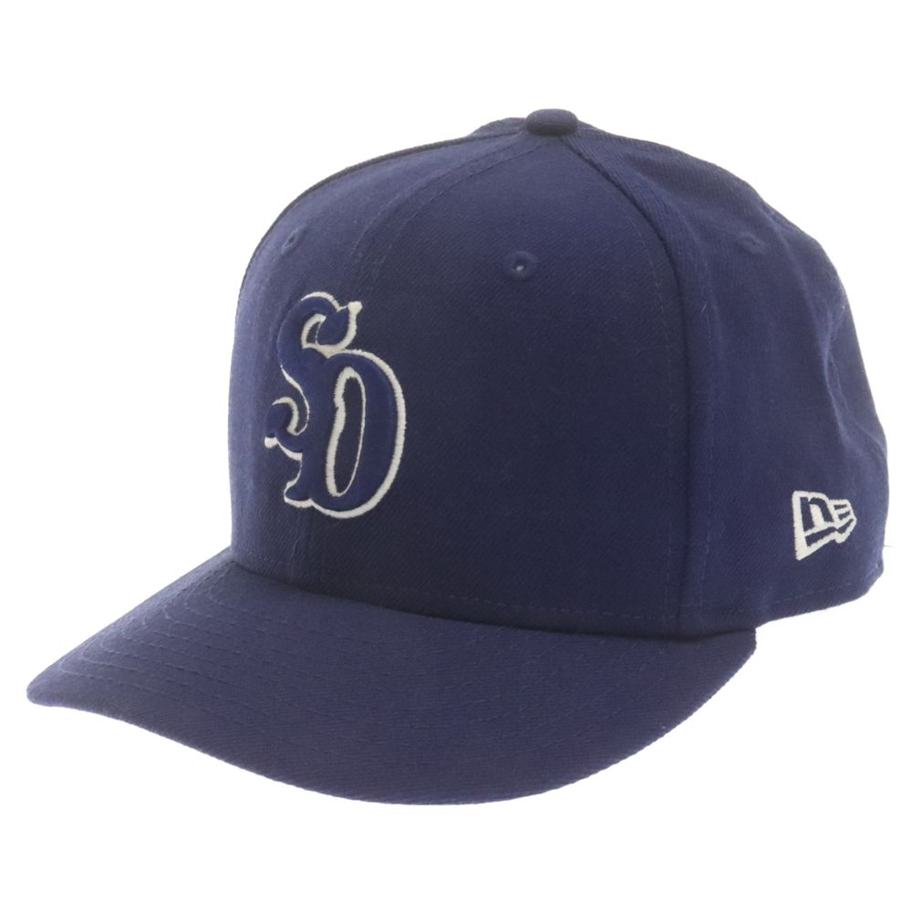 STANDARD CALIFORNIA (スタンダード カリフォルニア) ×New Era ニューエラ SD フロント刺繍ベースボールキャップ ブルー 帽子