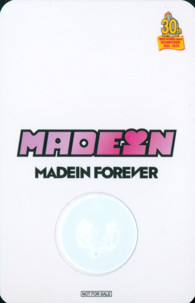 MADEIN TowerRecords MIU MADEIN FOREVER A賞 MADEIN FOREVER