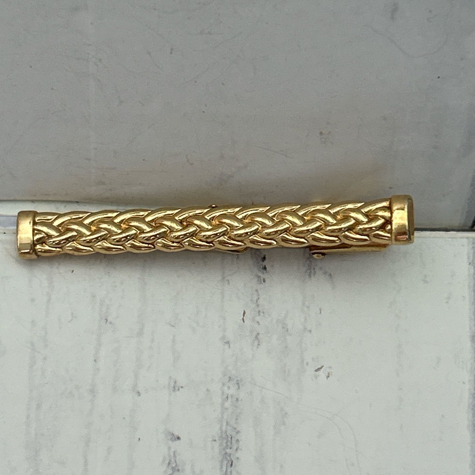 美品☆Christian Dior クリスチャン ディオール ネクタイピン ロープ 