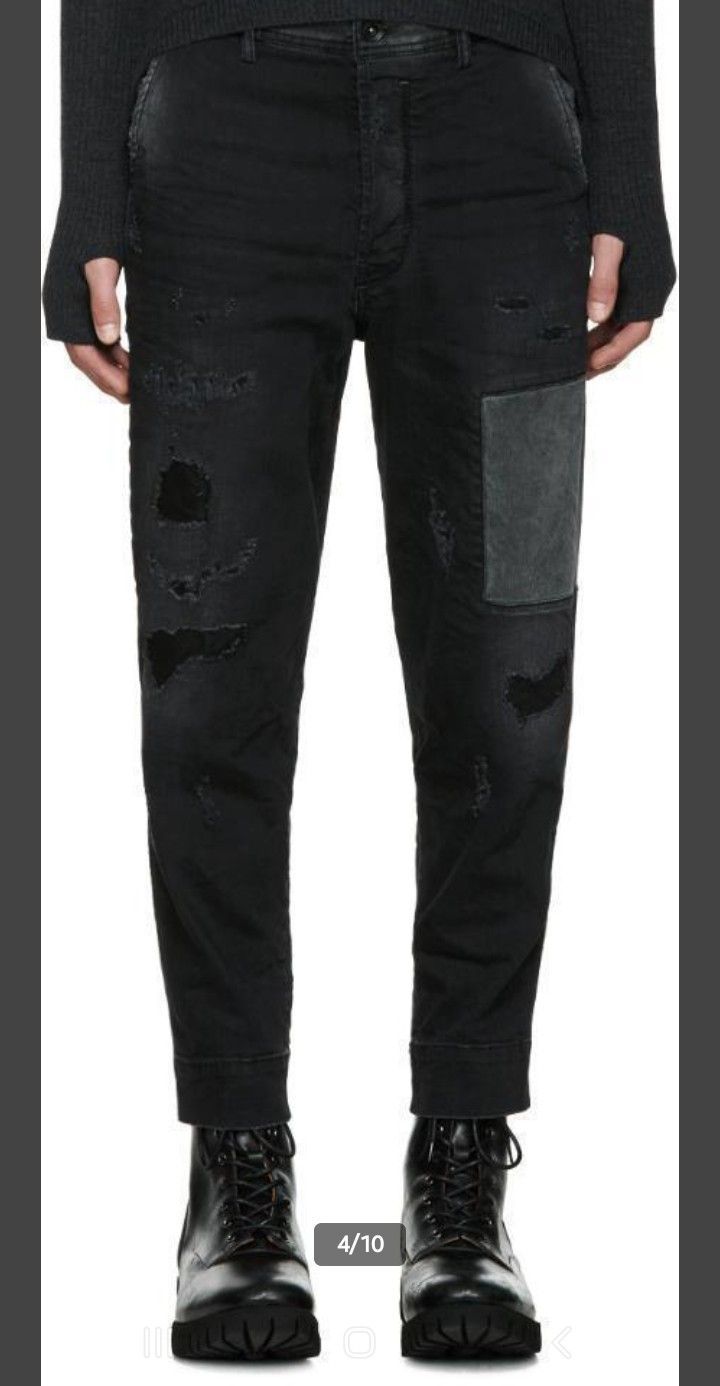 新品】DIESEL デニム ジーンズ ダメージ加工 定価46,000円 90%オフ