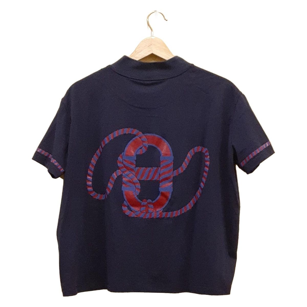 エルメス　Tシャツ　36 HERMES エルメス Tシャツ・カットソー 36(XS位) ブルーグレー