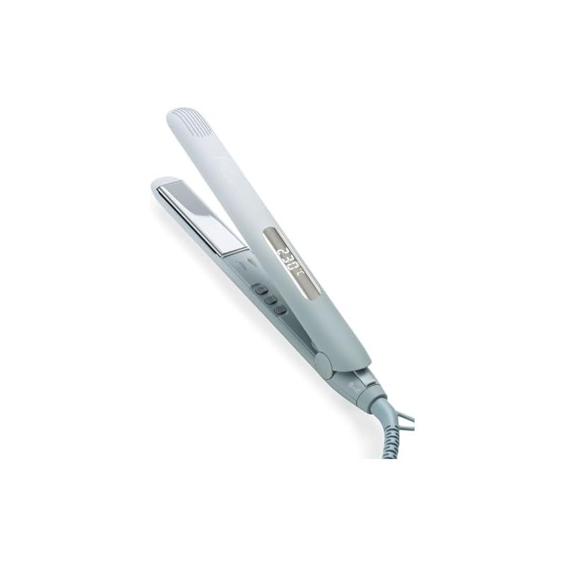SALONMOON サロンムーン ストレート ヘアアイロン 24mm ムーングレー ミラーダブルイオン ストレートアイロン カール もできる 2WAY コテ メンズ にも マイナスイオン 海外対応 プロ仕様
