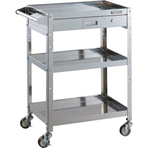 TRUSCO(トラスコ中山):クリーンラビット 75φウレタン車SUS金具 750×500